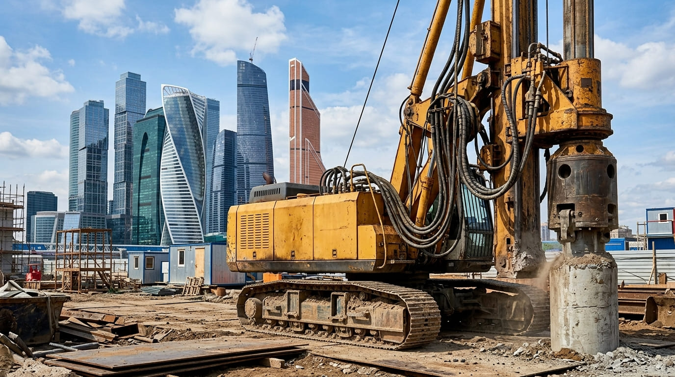 Рабочее оборудование: Сваебойные установки
