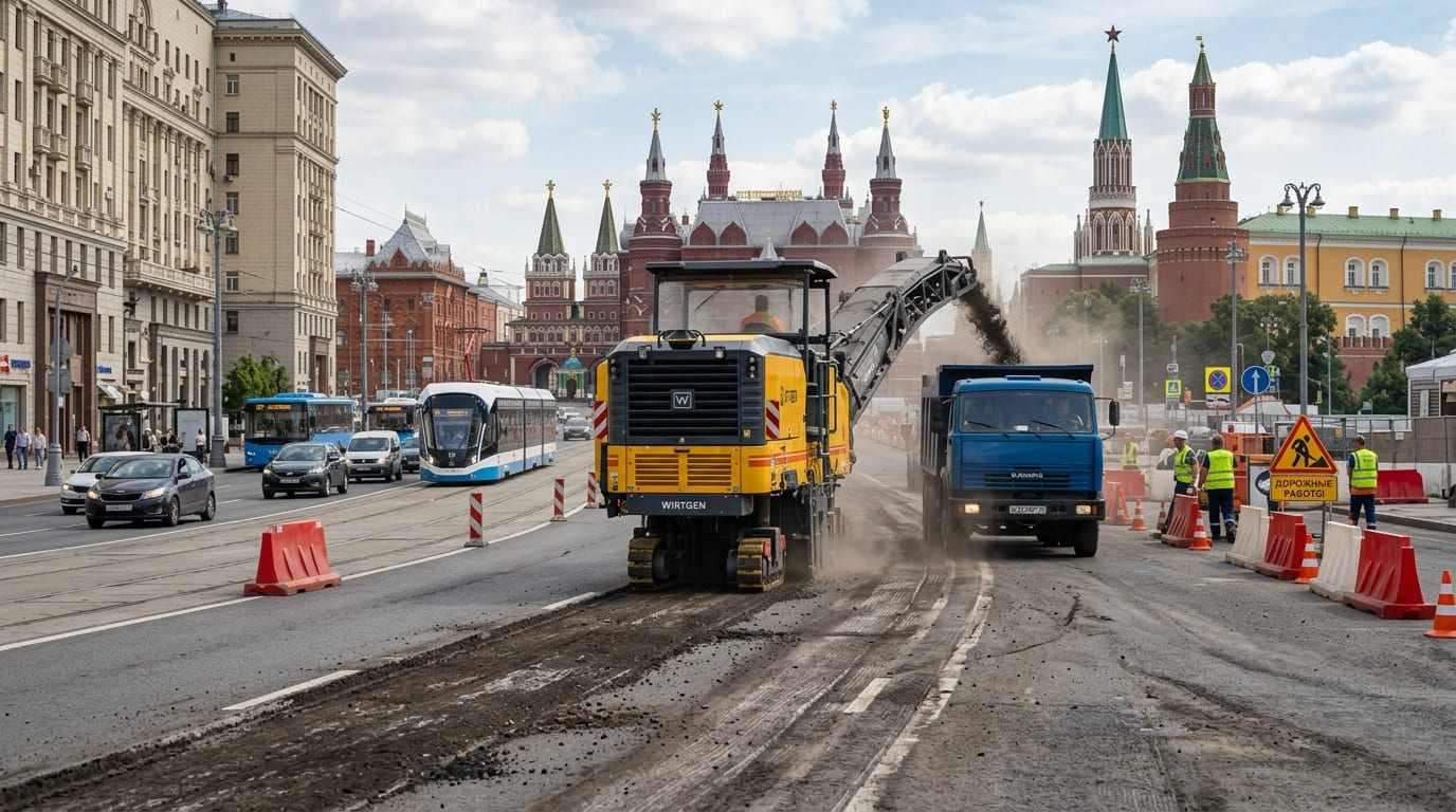 Рабочее оборудование: Дорожные фрезы